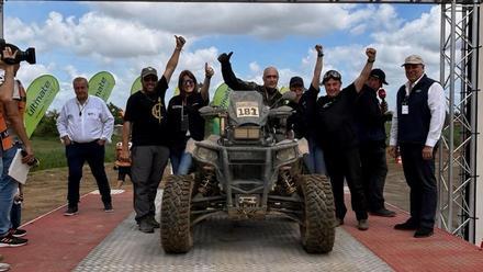 Alberto Prieto, tras finalizar el BP Ultimate Rally-Raid de Portugal