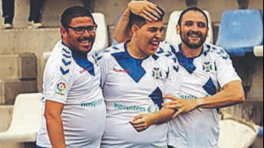 Jugadores del CD Tenerife EDI.
