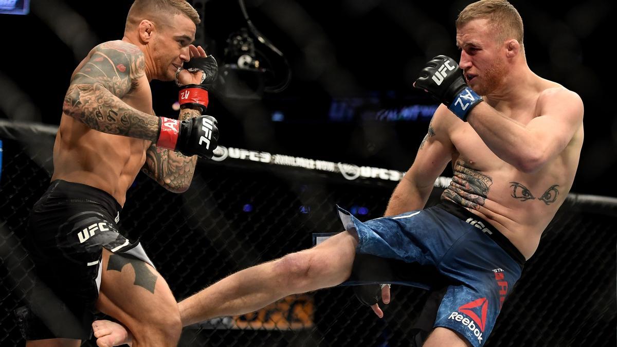 Gaethje finalizó a Poirer con una patada