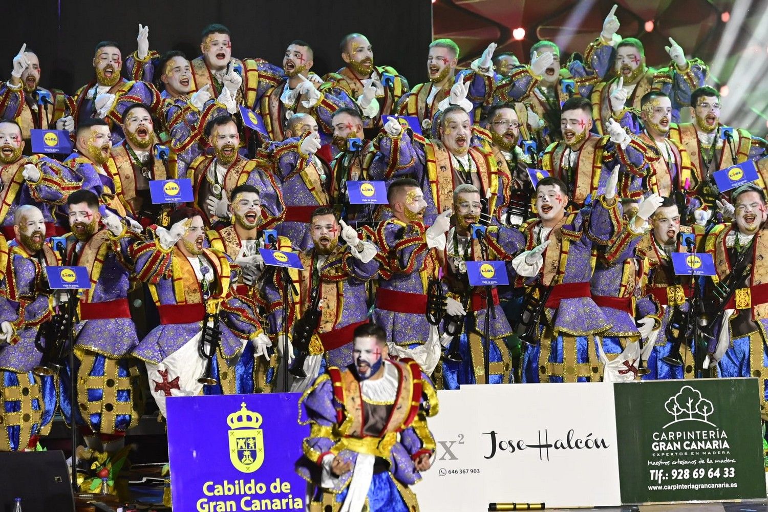 Los Majaderos, en su actuación en la segunda fase del certamen.