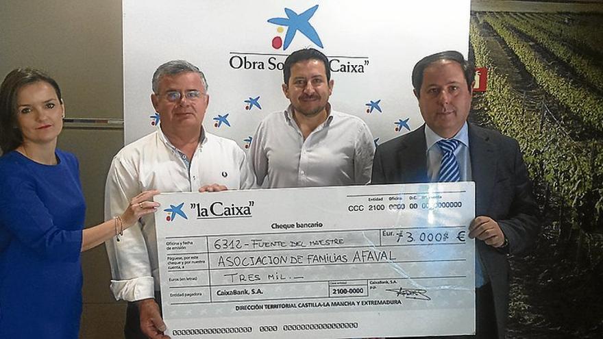 La Caixa dona 3.000 euros a Afaval