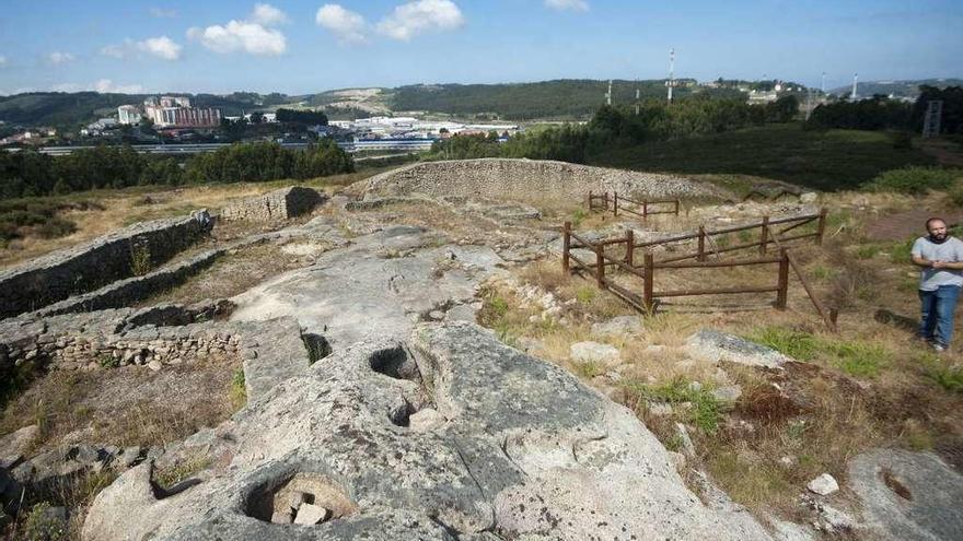 Panorámica del Castro de Elviña.