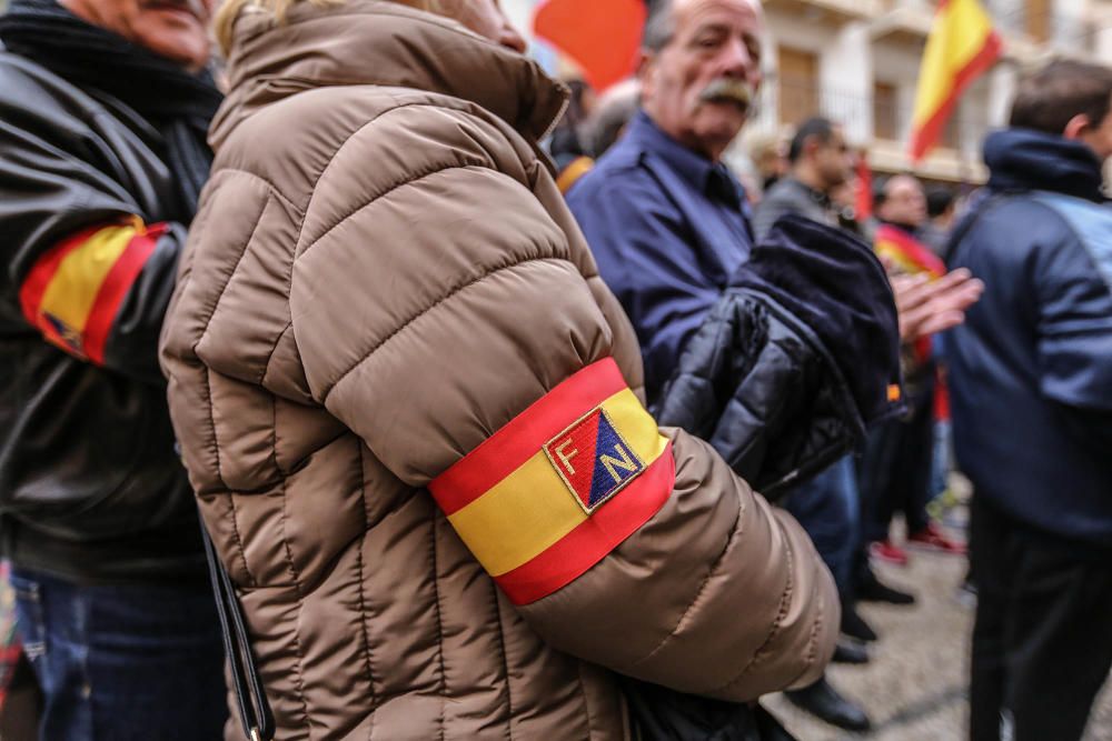 La Falange, en la manifestación en Callosa