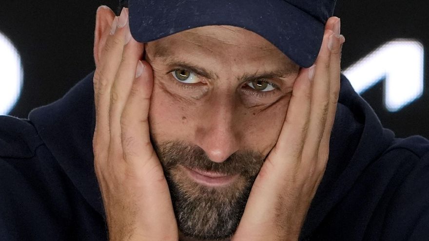 Novak Djokovic, en el Open de Australia.