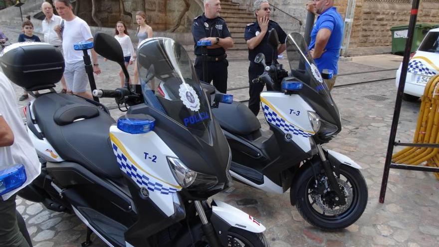 La Policía de Sóller estrena tres motocicletas