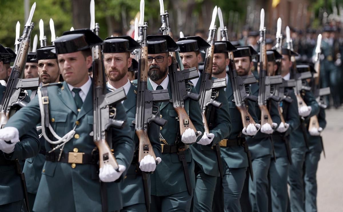 Actos de celebración del 180 aniversario de la fundación de la Guardia Civil.