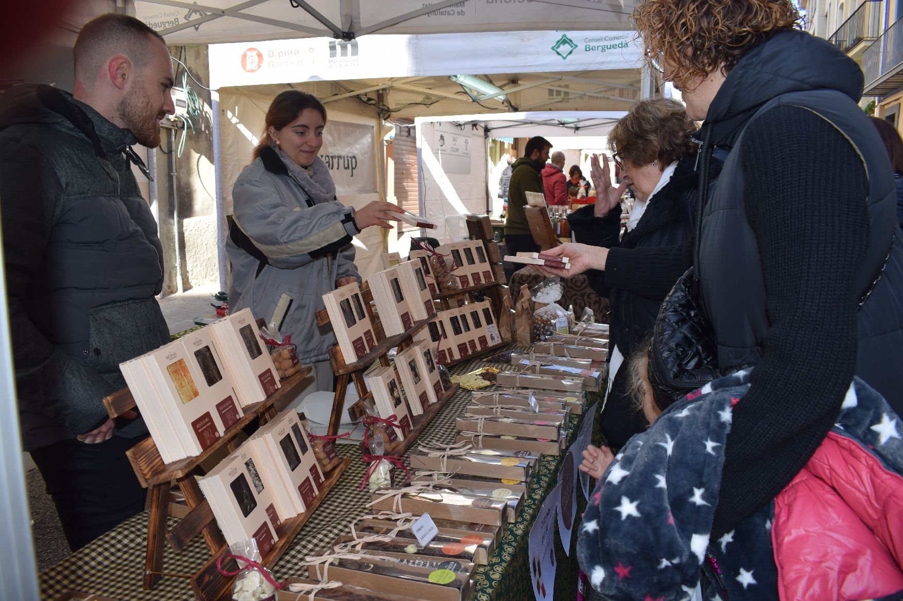 Les imatges de la Fira de la Xocolata i la Ratafia de Berga