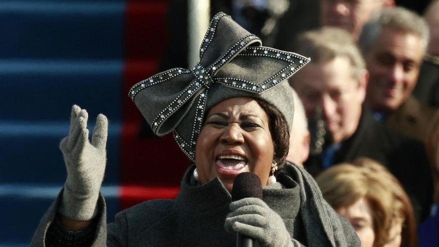 El día en que Aretha Franklin y su sombrero reinaron en Washington