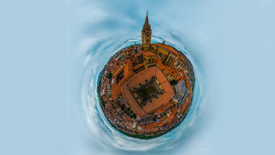 Imágenes de la Catedral de Oviedo tomadas por el dron de Iñaki Terán