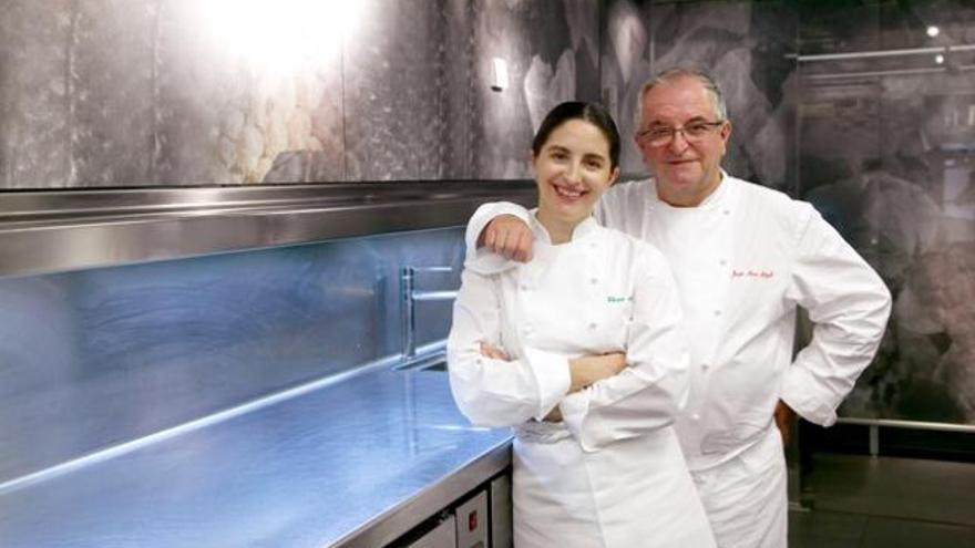 Juan Mari Arzak y su hija Elena Arzak