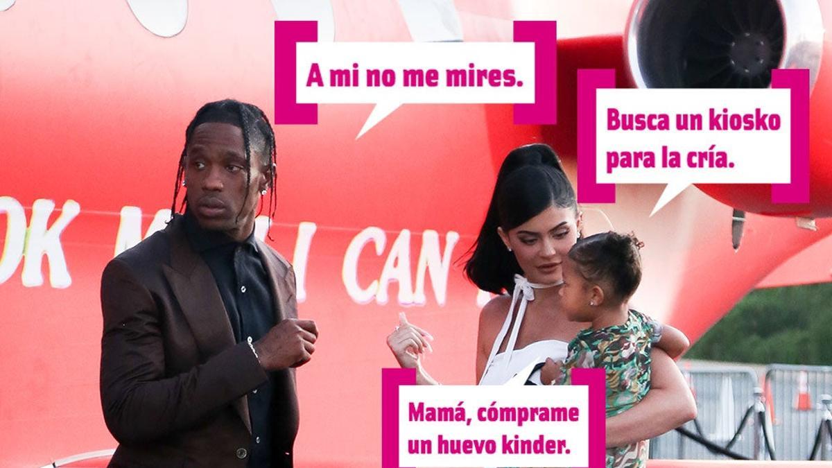 Las manos de Travis Scott van al... ¡Melocotón de Kylie Jenner!