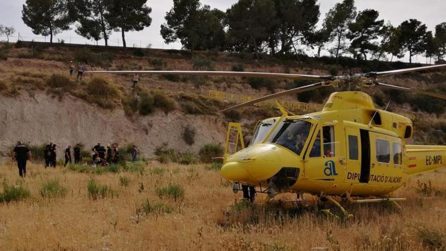 Una imagen de archivo del helicóptero del Consorcio Provincial de Bomberos