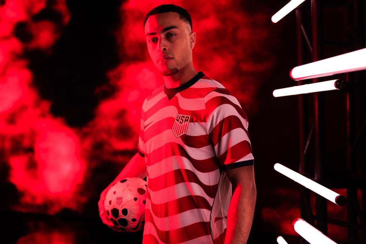 Sergiño Dest, con la camiseta de Estados Unidos para el Mundial de 2026