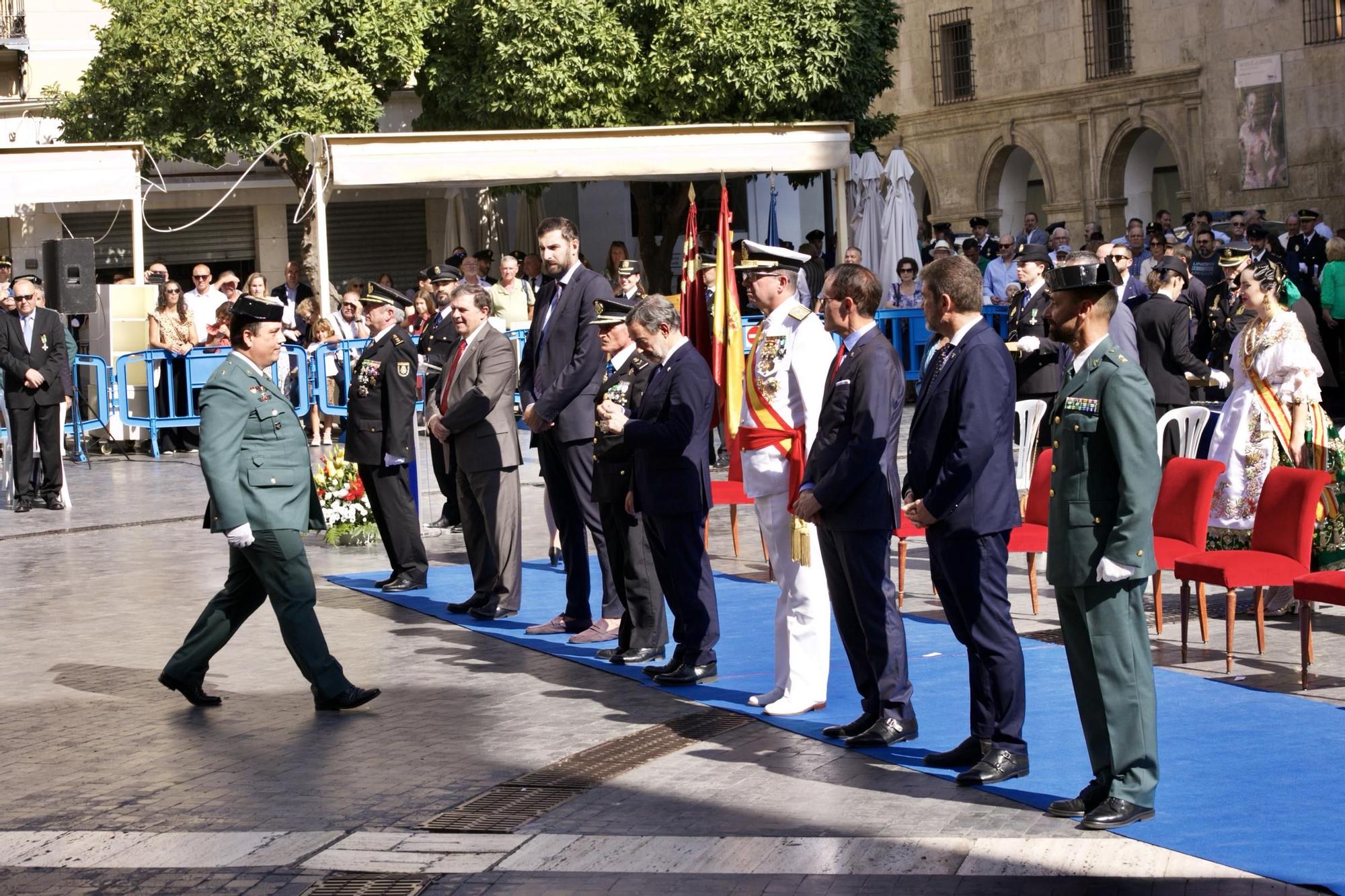 Las imágenes del acto de la Policía Nacional en Murcia por la Fiesta Nacional