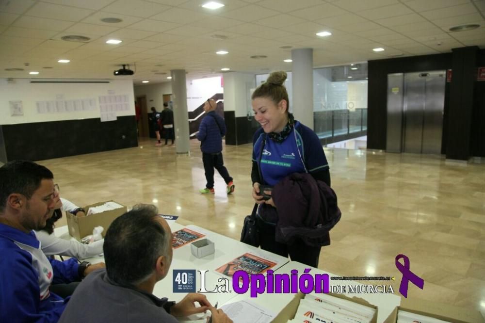 Recogida de dorsales, ambiente y salida de la XXXI Media Maratón Ciudad de Lorca