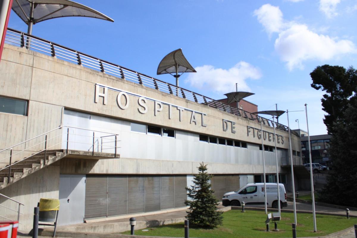 L'exterior de l'hospital de Figueres en una imatge d'arxiu.