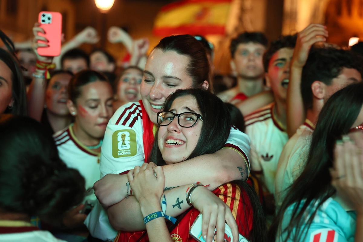 Así se vivió el triunfo de España en Oviedo