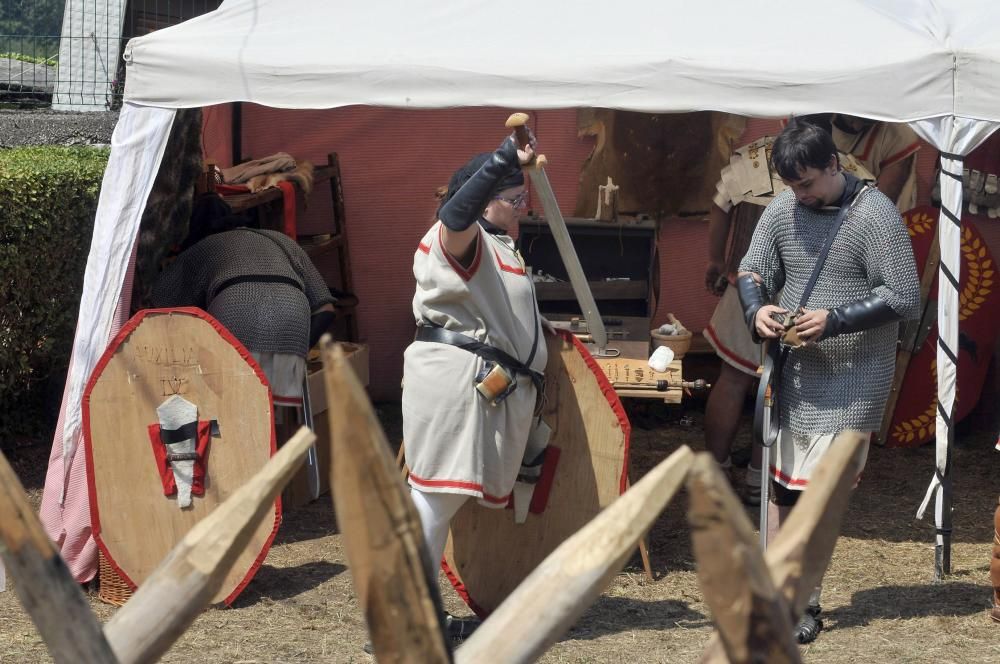 Batalla entre astures y romanos en Carabanzo