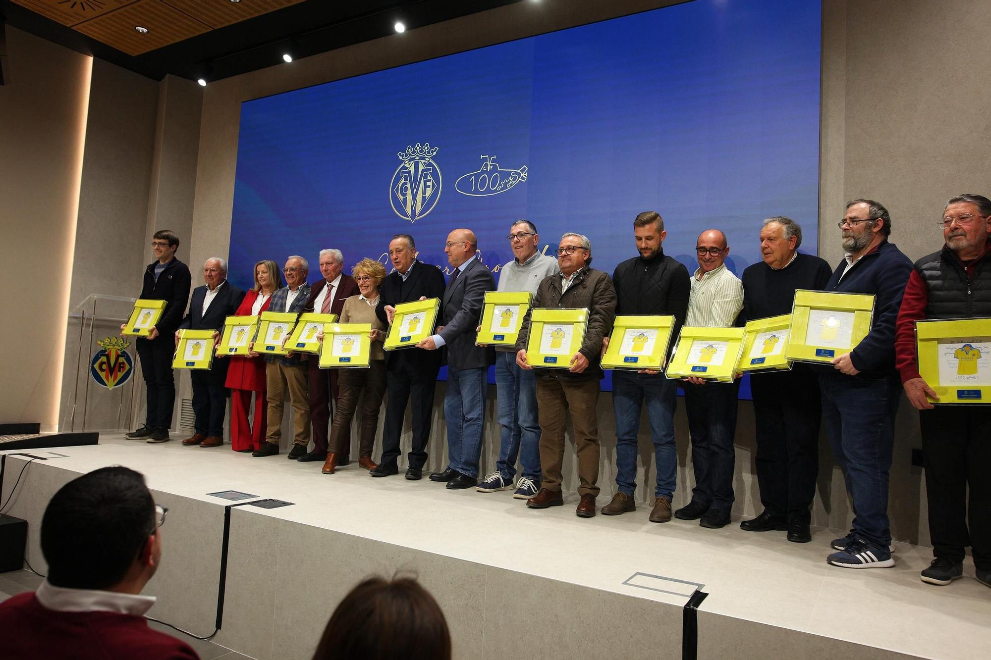 El homenaje a sus presidentes culmina los actos por el centenario del Villarreal