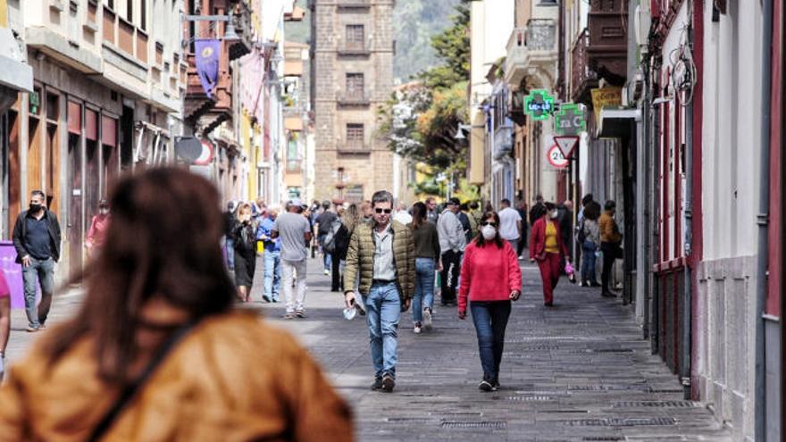 La calle de La Carrera, en el casco histórico de La Laguna.