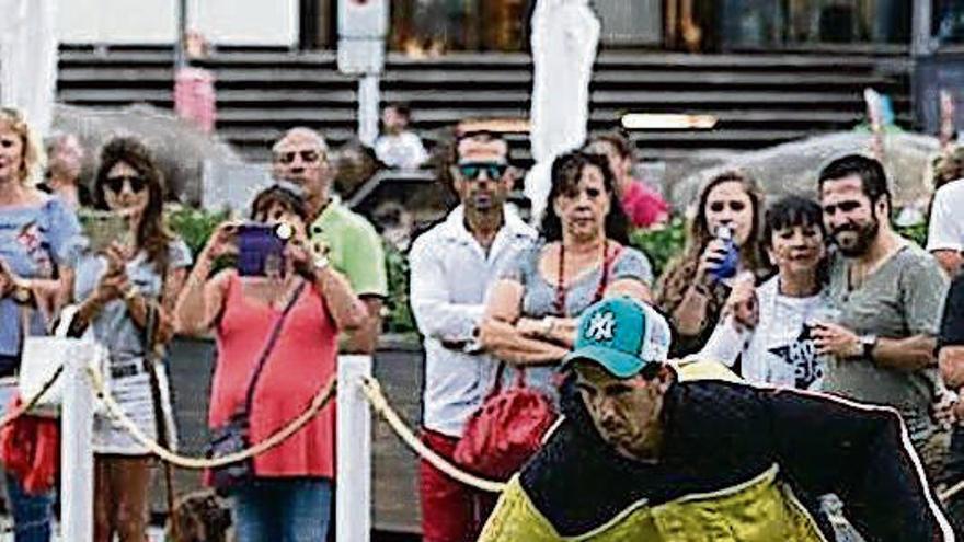 Tomás Alonso, en una exhibición. |