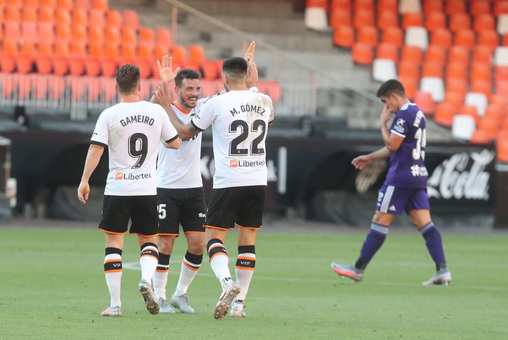 Las imágenes del Valencia CF - Valladolid