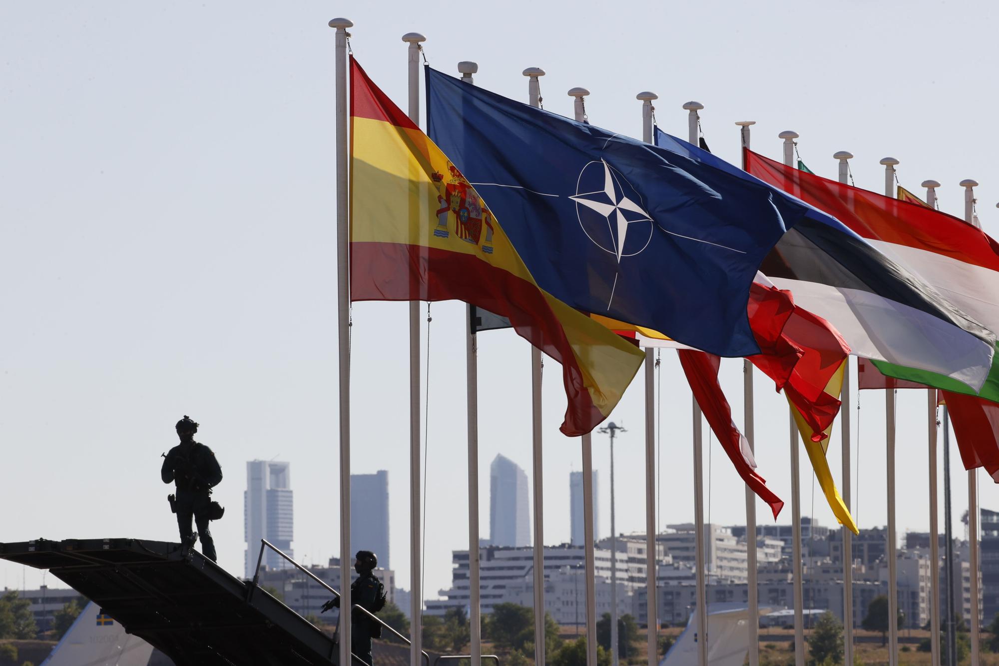 Madrid está blindada por la cumbre de la OTAN.