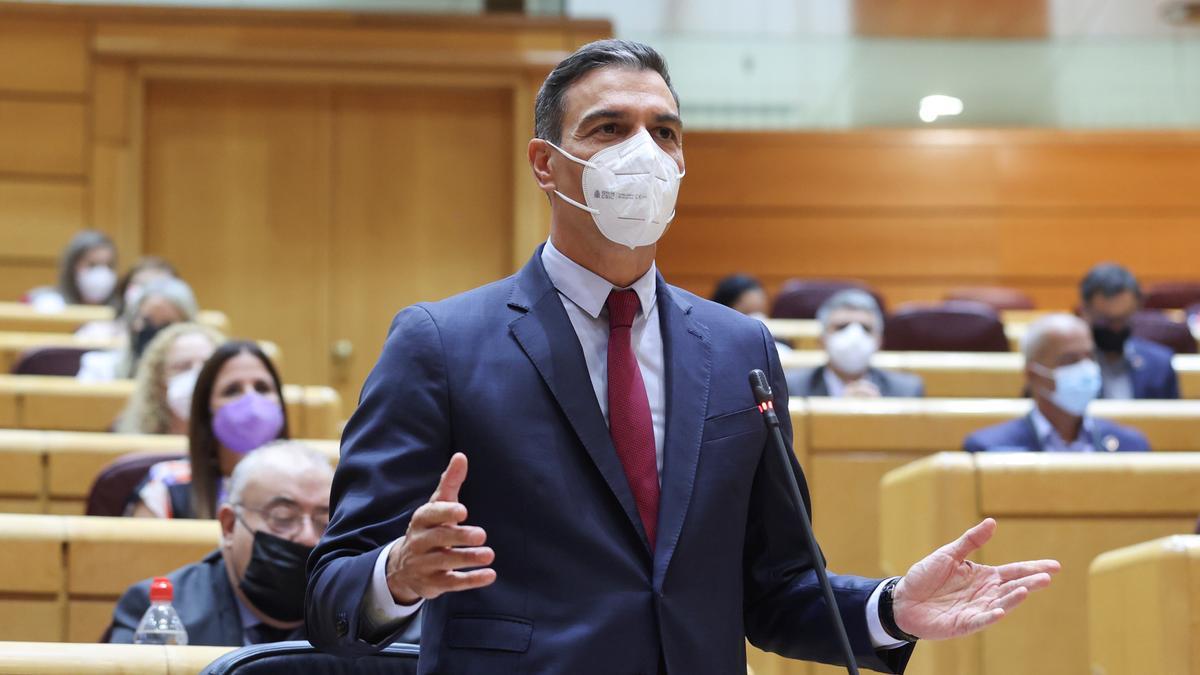 Pedro Sánchez contesta hoy en el Senado a preguntas sobre la luz y los presupuestos