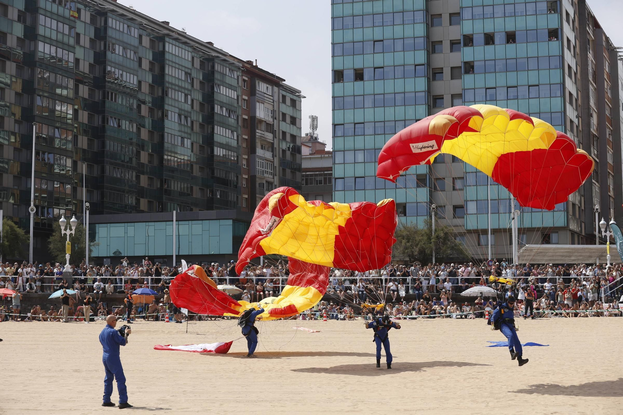 El espectacular y multitudinario Festival Aéreo de Gijón, en imágenes