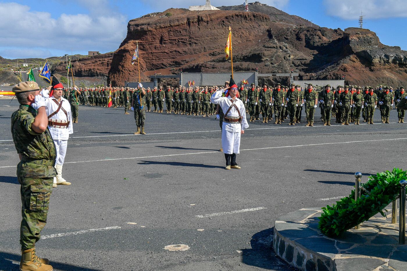 Celebración del día de la patrona de Infantería en Las Palmas de Gran Canaria