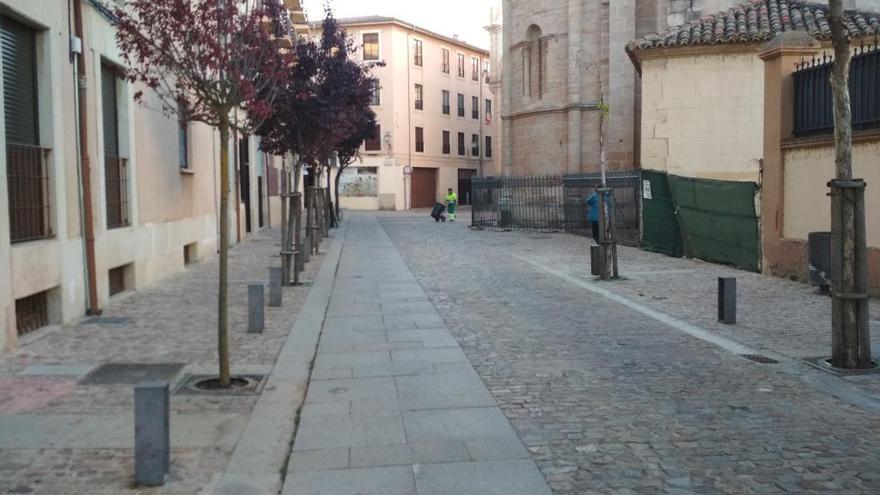 El Casco Histórico, esta mañana de jueves.