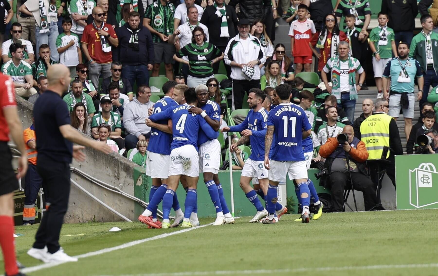 Así fue el partido entre el Real Oviedo y el Racing de Santander