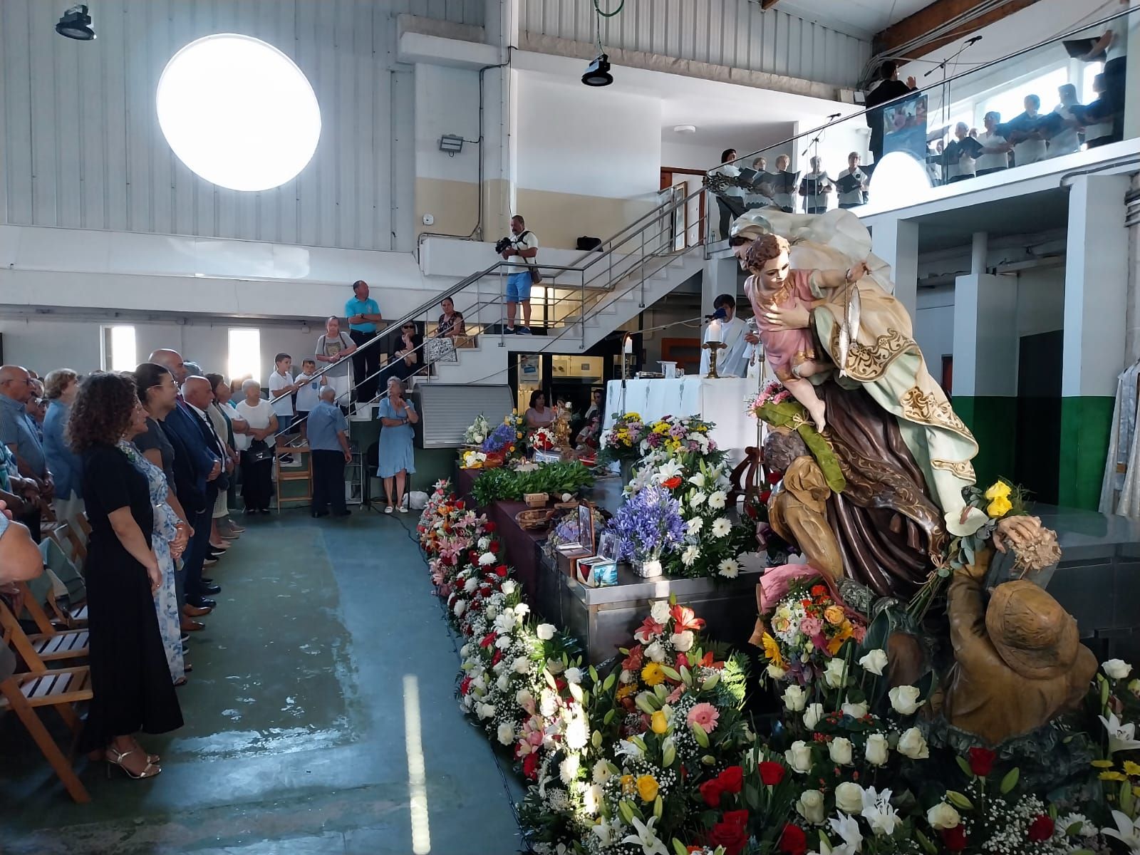 Las celebraciones en honor a la Virgen del Carmen en O Morrazo. La procesión en Bueu