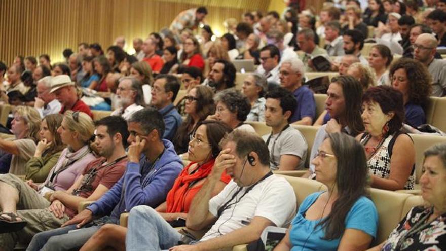 En el auditorio del Palacio de Congresos no cabía un alfiler.