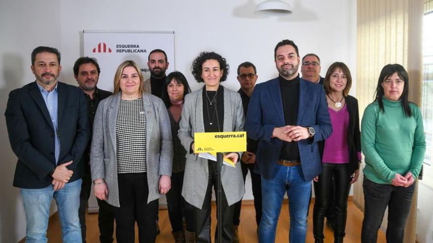 Els candidats d’Esquerra es reuneixen amb Rovira