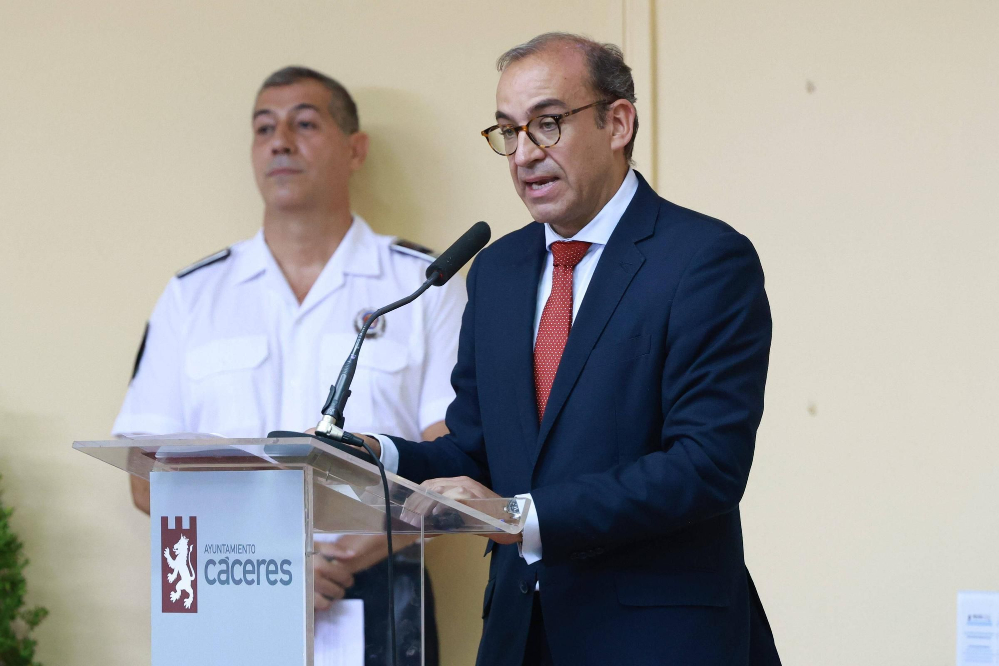 Acto institucional de la Policía Local de Cáceres por la festividad de la Virgen del Carmen