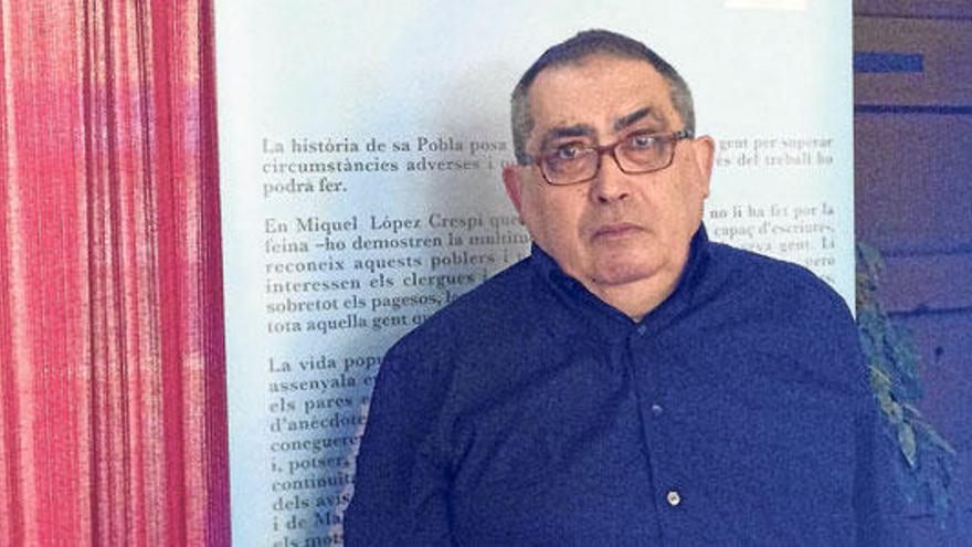 El escritor Miquel López Crespí, autor de &quot;Els altres comunistes&quot;.