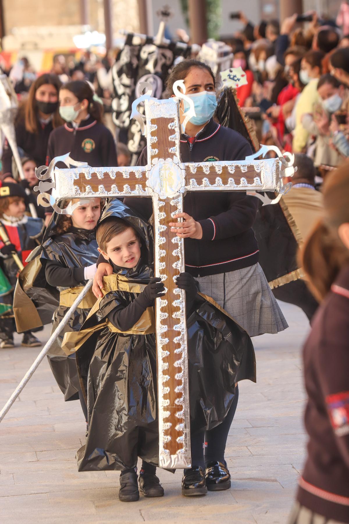 Procesión de los alumnos del colegio Diocesano de Santo Domingo de Orihuela