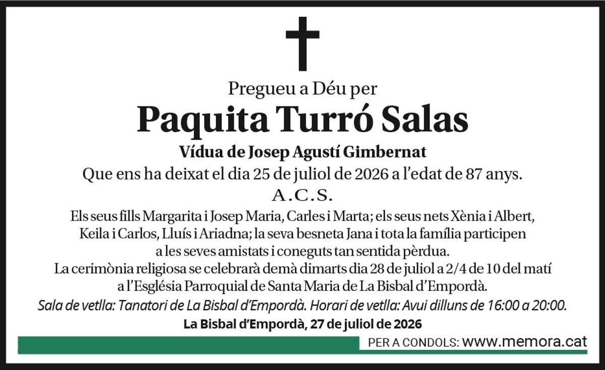 Paquita Turró