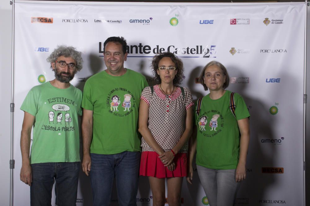 Juan Milanés, Suso Monforte, Silvia Centelles y Esther Pardo, de FAMPA.