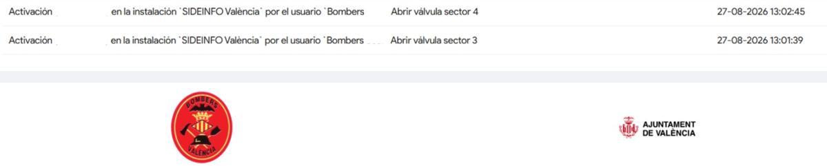Momento de activación del sistema