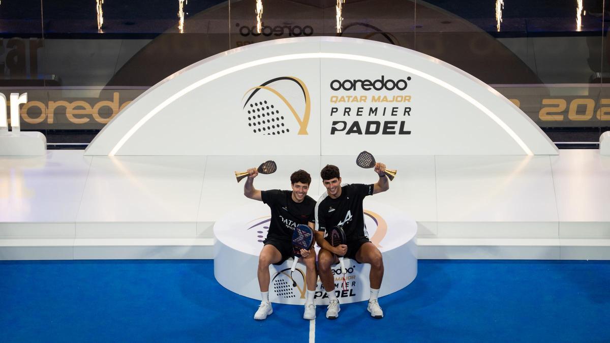 El año pasado los número uno Coello y Tapia ganaron el Major de Qatar