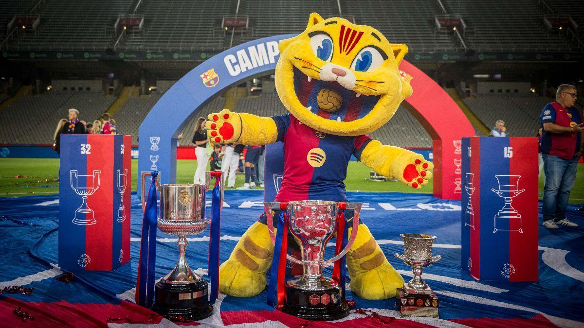 CAT, la mascota del Barça, un elemento estratégico dentro del universo del club