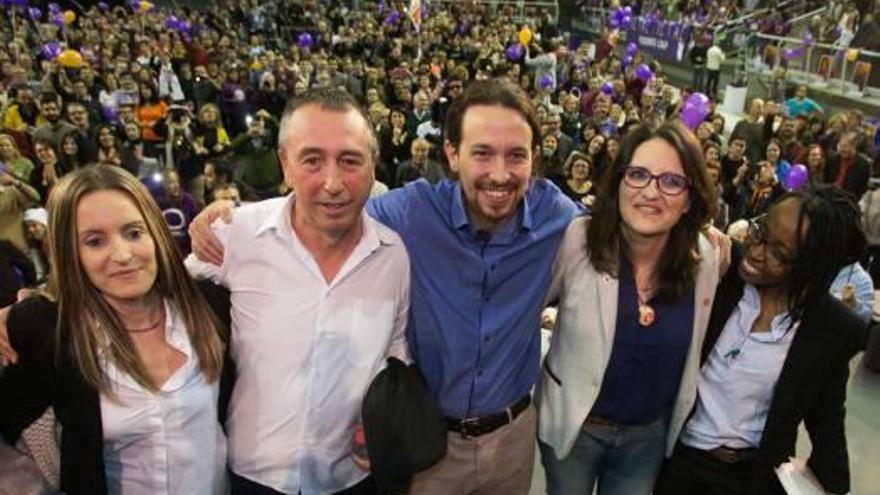 Pablo Iglesias elogia la gestión de Oltra en el Consell