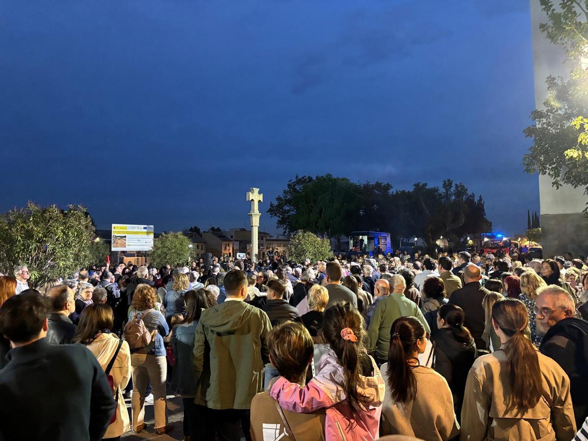 Asistencia extraordinaria al evento en homenaje al aniversario de la riada