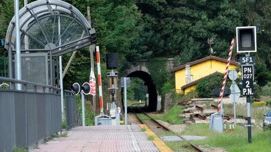 La estación de Baíña.