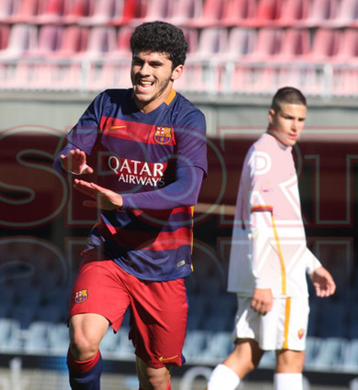 Youth League FC Barcelona Juvenil, 3 - AS Roma, 3