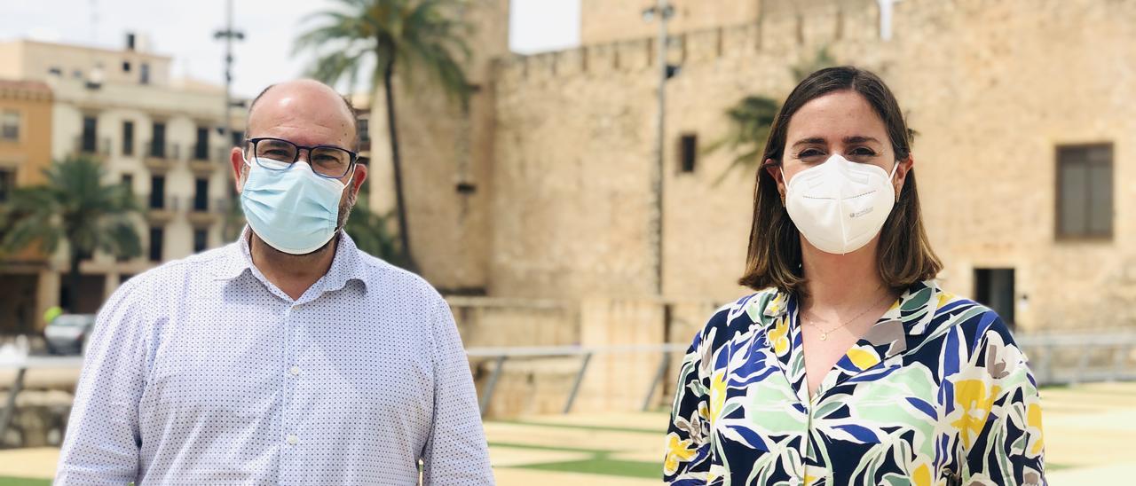 Los concejales de Compromís en Elche.