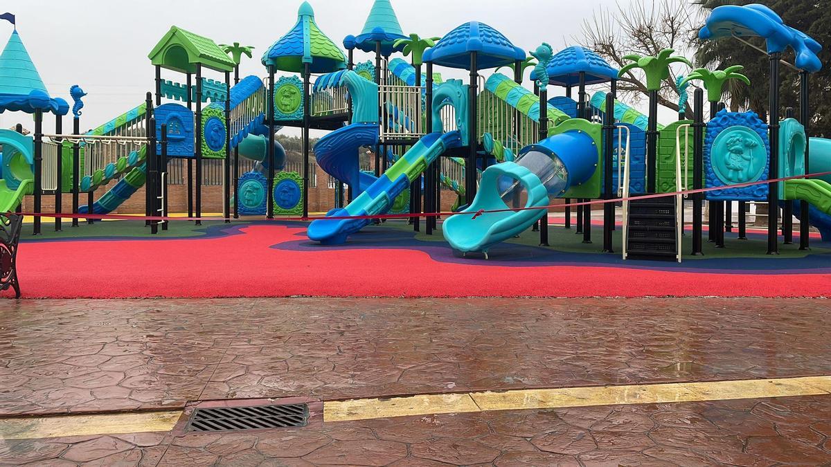 Imagen parque de juegos instalado en Palenciana.
