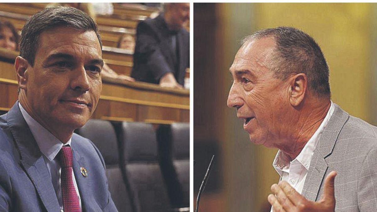 Pedro Sánchez y Joan Baldoví